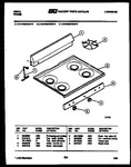 Diagram for 02 - Backguard And Cooktop Parts