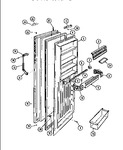 Diagram for 03 - Refrigerator Door