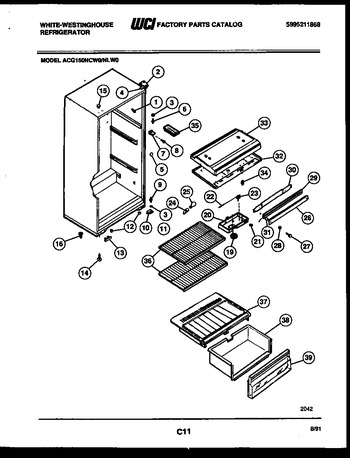 Diagram for ACG150NCW0