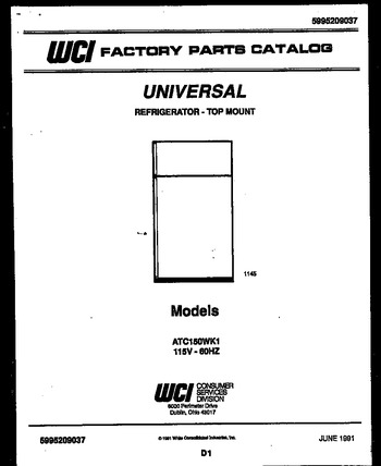 Diagram for ATC150WK1