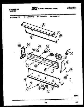 Diagram for AW701F1W