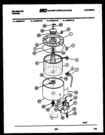 Diagram for AW701F1W