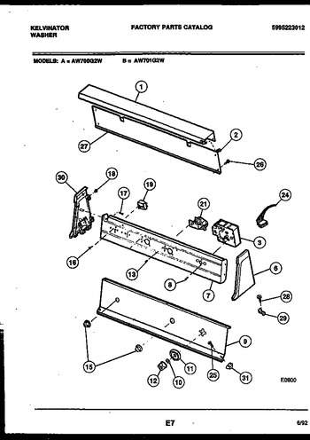 Diagram for AW700G2D