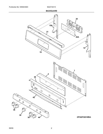 Diagram for BGGF3031KWB