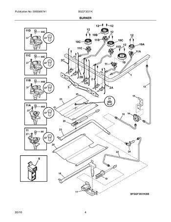 Diagram for BGGF3031KWG