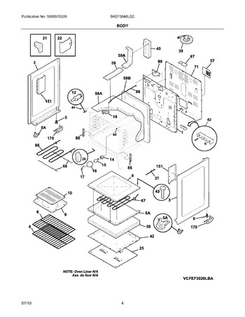 Diagram for BKEF3048LSC