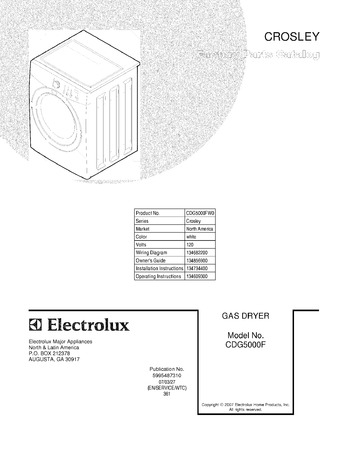 Diagram for CDG5000FW0