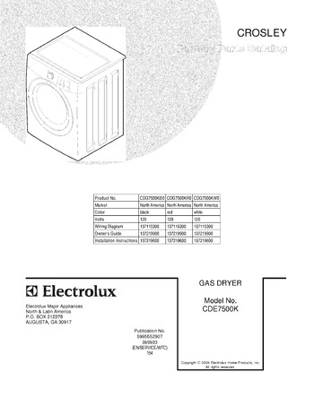 Diagram for CDG7500KR0