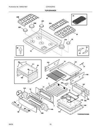 Diagram for CEW30GF6GWB