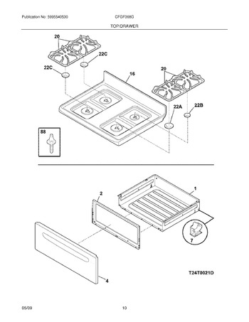 Diagram for CFGF368GBE