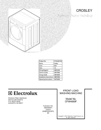 Diagram for CFW4000FW0