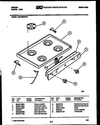 Diagram for CGC2M5WXC