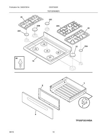 Diagram for CGGF3032KWG