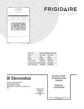 Diagram for CGGF3054KWB