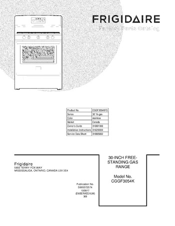 Diagram for CGGF3054KFG