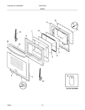 Diagram for CGGF3076KWB