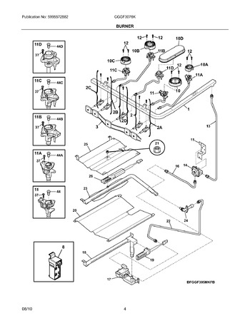 Diagram for CGGF3076KWG