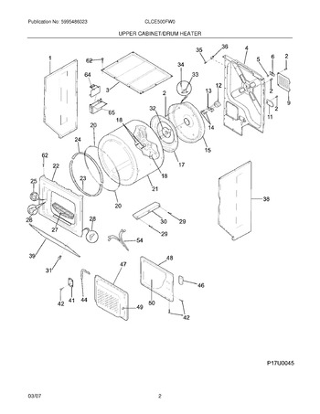 Diagram for CLCE500FW0