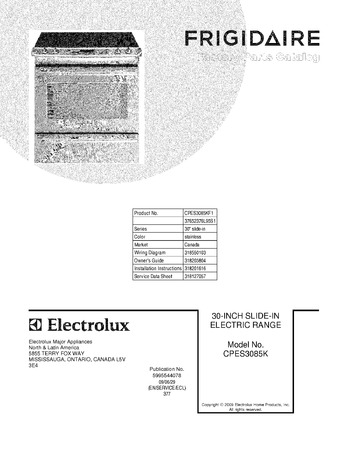 Diagram for CPES3085KF1