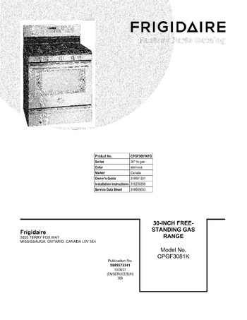 Diagram for CPGF3081KFG