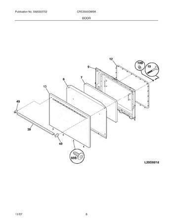 Diagram for CRE3500GWBA