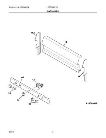 Diagram for CRG3120LWA