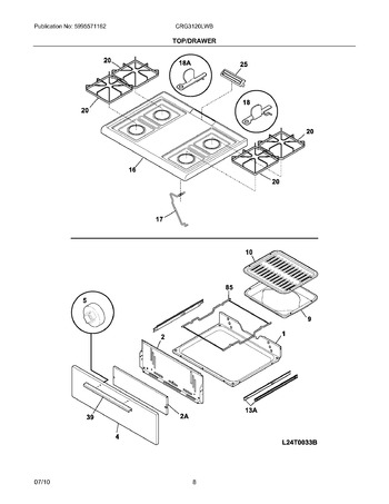 Diagram for CRG3120LWB