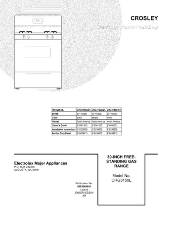 Diagram for CRG3150LWA