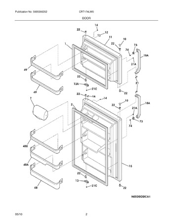 Diagram for CRT174LW0