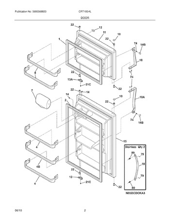 Diagram for CRT185HLS0