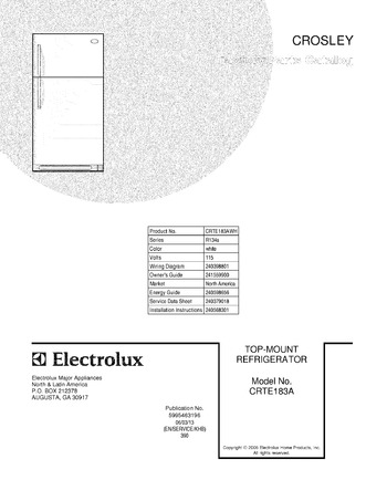 Diagram for CRTE183AWH