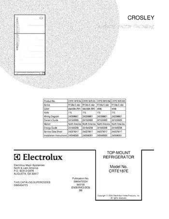 Diagram for CRTE187EW5