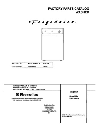 Diagram for CWS3600AS0