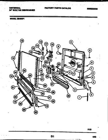 Diagram for DB400PW1