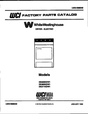 Diagram for DE271KDW1