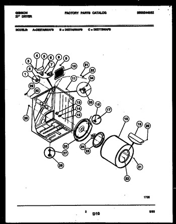 Diagram for DE27A5WAFB