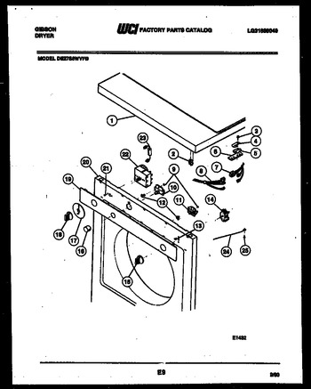 Diagram for DE27S6WVFB