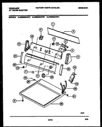 Diagram for DE3900AWW1