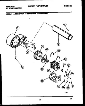 Diagram for DE6500AWW1