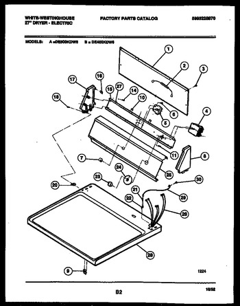 Diagram for DE500KDH6