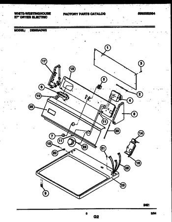 Diagram for DE600ADW3