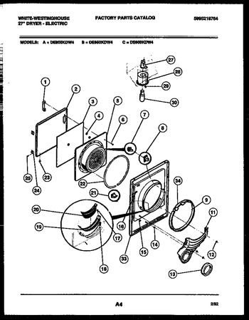 Diagram for DE600KDW4