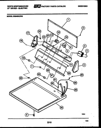 Diagram for DE640KDW4