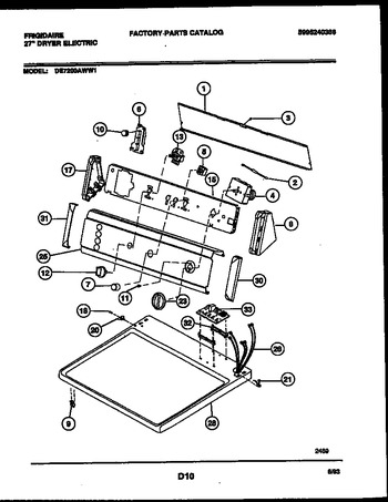 Diagram for DE7200ADD1