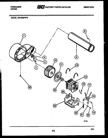 Diagram for DE7400PW0