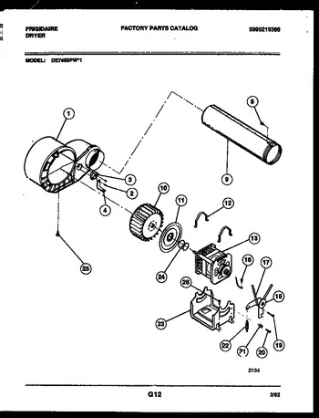 Diagram for DE7400PW1