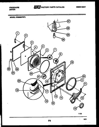 Diagram for DE8600PW0