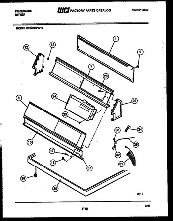 Diagram for DE8600PW0