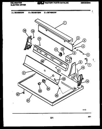 Diagram for DET400G2W