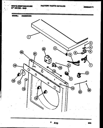 Diagram for DG350RXW2